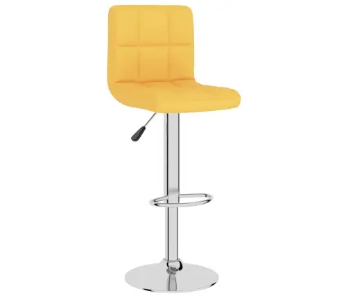 Bāra Krēsls, Sinepju Dzeltens Audums Vidaxl