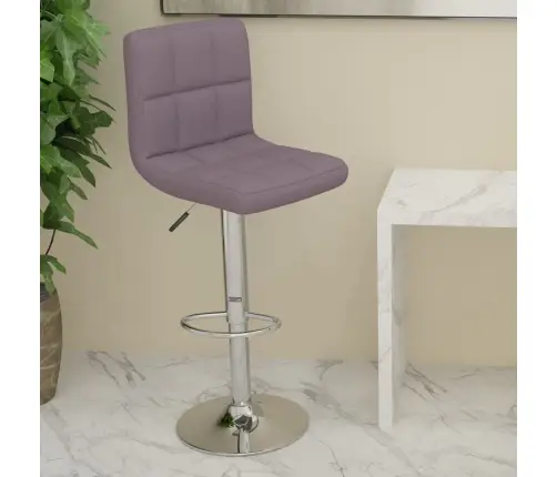 Bāra Krēsls, Pelēkbrūns Audums Vidaxl