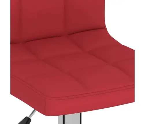 Baro Taburetės, 2Vnt., Raudonojo Vyno Spalvos, Audinys