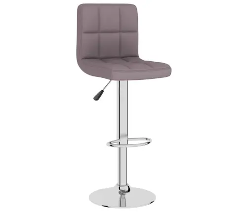 Bāra Krēsli, 2 Gab., Pelēkbrūns Audums Vidaxl