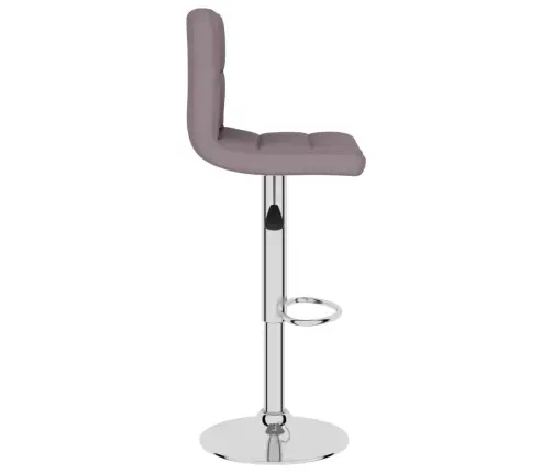 Bāra Krēsli, 2 Gab., Pelēkbrūns Audums Vidaxl