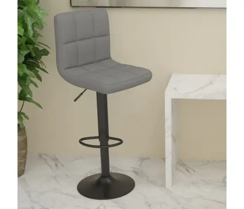 Bāra Krēsls, Gaiši Pelēks Audums Vidaxl