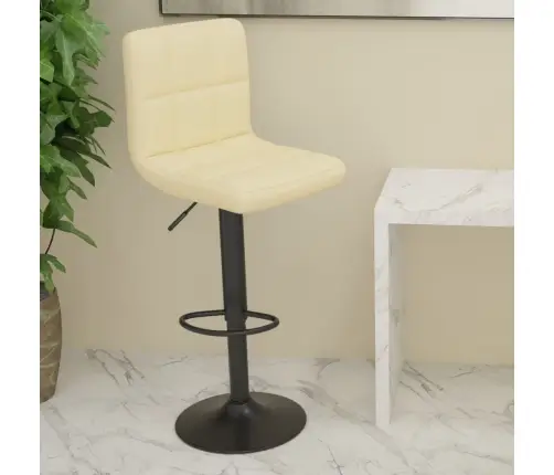 Bāra Krēsls, Krēmkrāsas Audums Vidaxl