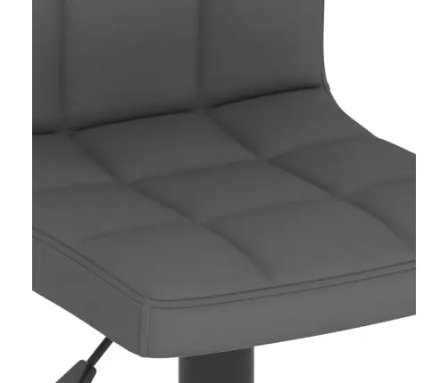 Baro Taburetės, 2Vnt., Tamsiai Pilkos Spalvos, Audinys