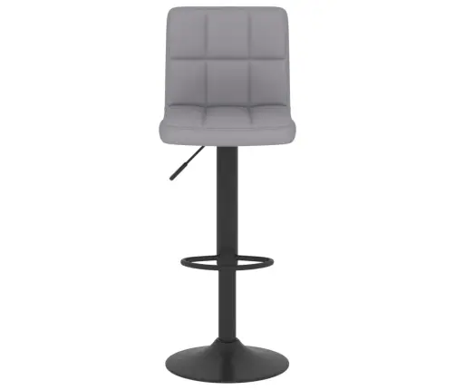 Bāra Krēsli, 2 Gab., Gaiši Pelēks Audums Vidaxl