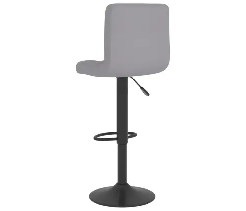 Bāra Krēsli, 2 Gab., Gaiši Pelēks Audums Vidaxl