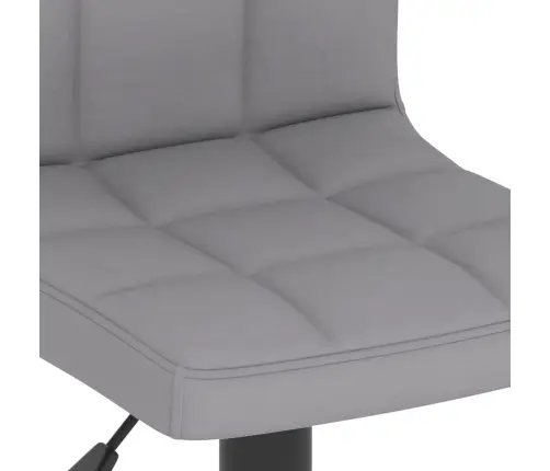 Bāra Krēsli, 2 Gab., Gaiši Pelēks Audums Vidaxl