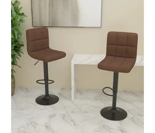 Baaritoolid 2 Tk, Pruun, Kangas