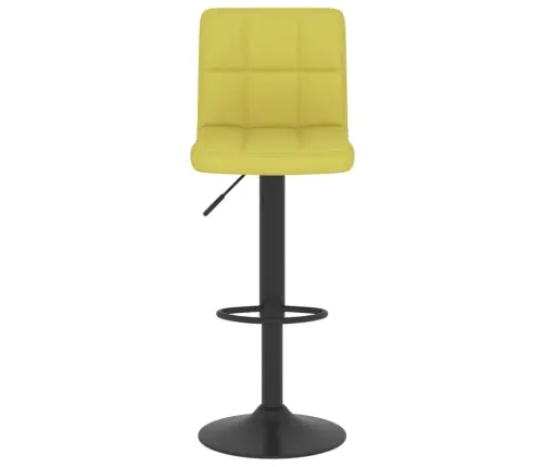 Bāra Krēsli, 2 Gab., Zaļš Audums Vidaxl