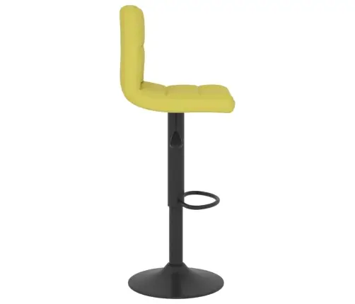 Bāra Krēsli, 2 Gab., Zaļš Audums Vidaxl