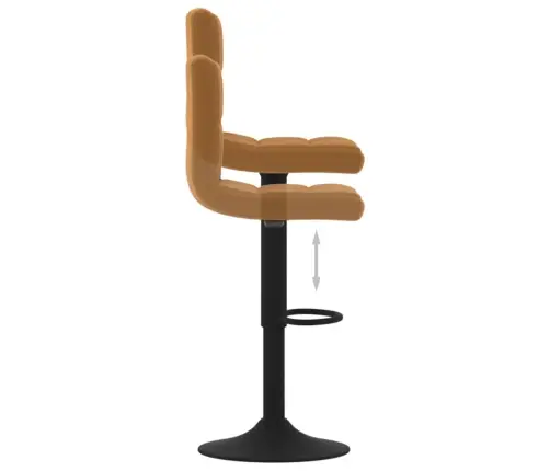 Bāra Krēsls, Brūns Samts Vidaxl