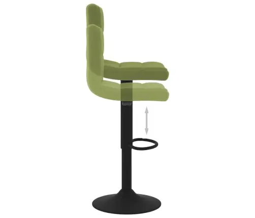 Bāra Krēsls, Gaiši Zaļš Samts Vidaxl