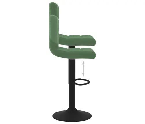 Bāra Krēsls, Tumši Zaļš Samts Vidaxl