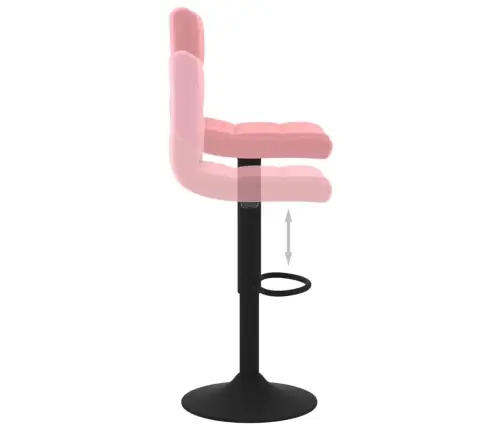 Baro Taburetė, Rožinės Spalvos, Aksomas