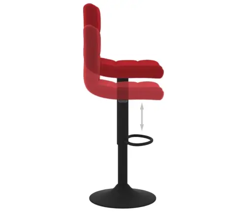 Bāra Krēsls, Vīnsarkans Samts Vidaxl