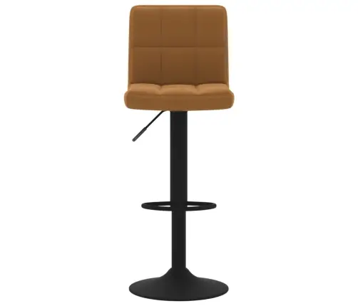 Bāra Krēsli, 2 Gab., Brūns Samts Vidaxl