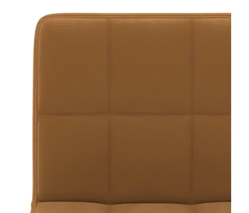 Bāra Krēsli, 2 Gab., Brūns Samts Vidaxl