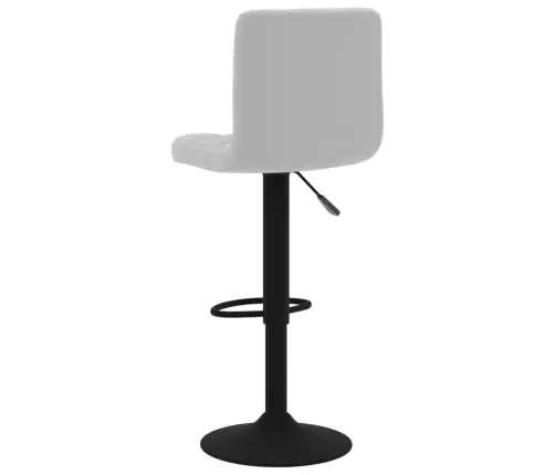 Bāra Krēsli, 2 Gab., Gaiši Pelēks Samts Vidaxl