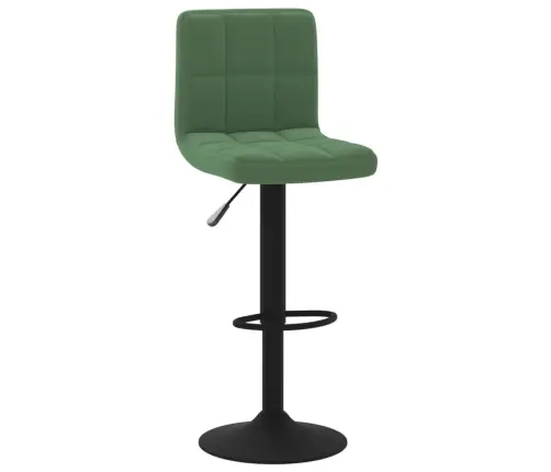 Bāra Krēsli, 2 Gab., Tumši Zaļš Samts Vidaxl