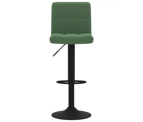 Bāra Krēsli, 2 Gab., Tumši Zaļš Samts Vidaxl