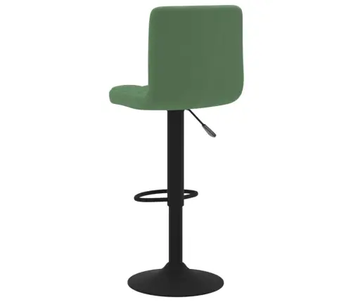 Bāra Krēsli, 2 Gab., Tumši Zaļš Samts Vidaxl