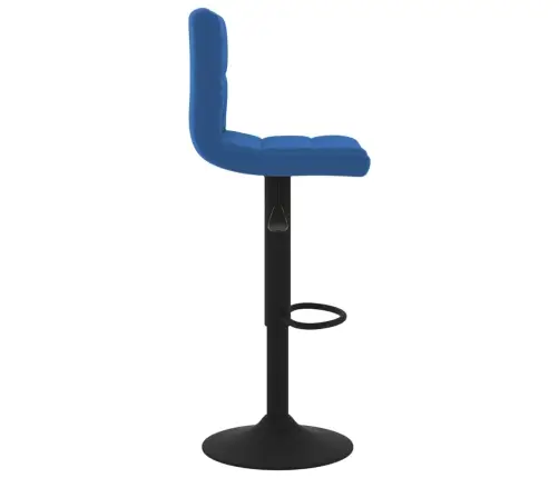 Bāra Krēsli, 2 Gab., Zils Samts Vidaxl