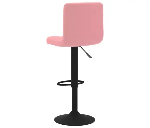Bāra Krēsli, 2 Gab., Rozā Samts Vidaxl