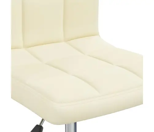 Biroja Krēsls, Krēmkrāsas Audums Vidaxl