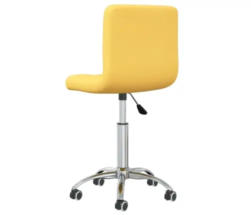 Biroja Krēsls, Sinepju Dzeltens Audums Vidaxl