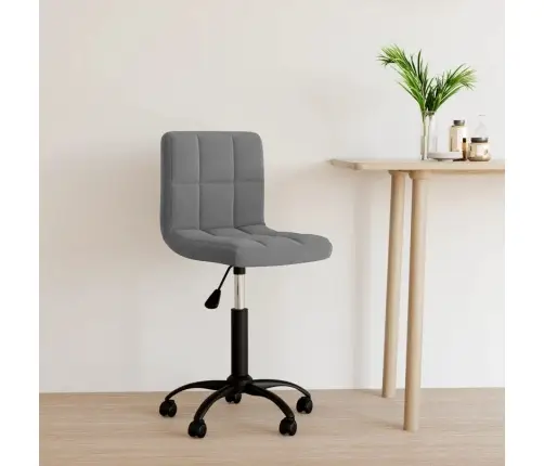 Pasukama Valgomojo Kėdė, Tamsiai Pilkos Spalvos, Aksomas