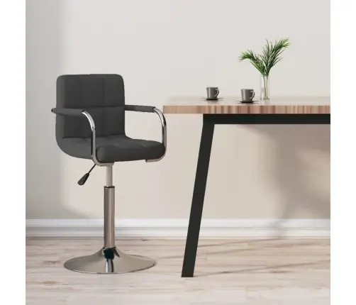 Bāra Krēsls, Tumši Pelēks Audums Vidaxl