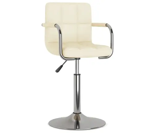 Bāra Krēsls, Krēmkrāsas Audums Vidaxl