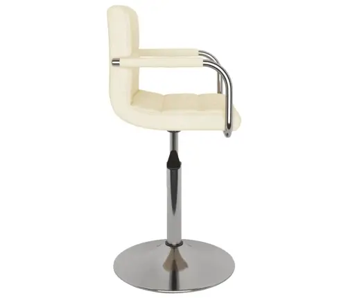 Bāra Krēsls, Krēmkrāsas Audums Vidaxl