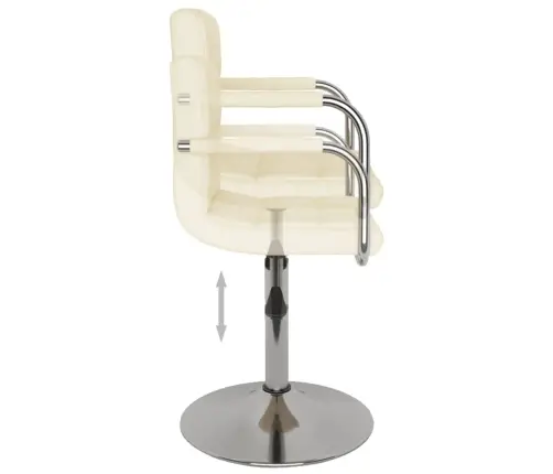 Bāra Krēsls, Krēmkrāsas Audums Vidaxl