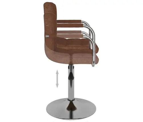 Baro Taburetė, Rudos Spalvos, Audinys