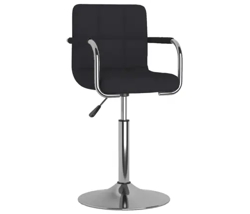 Bāra Krēsls, Melns Audums Vidaxl