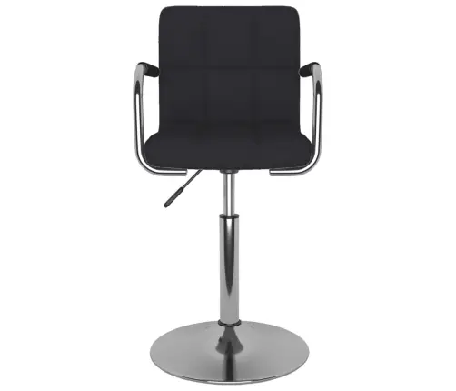 Bāra Krēsls, Melns Audums Vidaxl