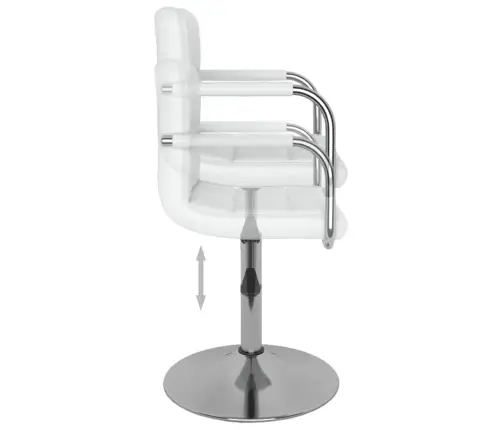 Bāra Krēsls, Balta Mākslīgā Āda Vidaxl