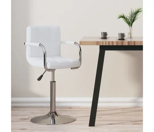 Bāra Krēsls, Balta Mākslīgā Āda Vidaxl