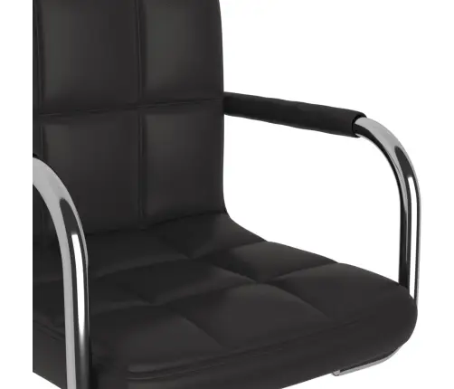 Bāra Krēsls, Melna Mākslīgā Āda Vidaxl