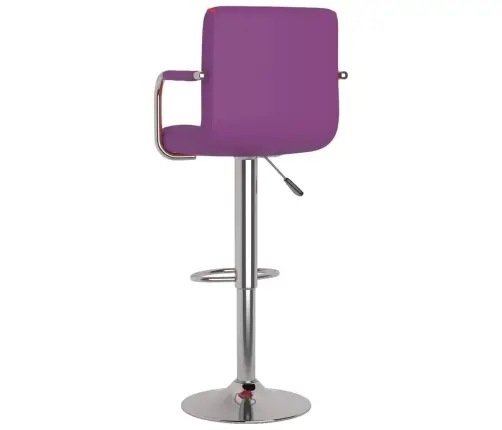 Bāra Krēsli, 2 Gab., Violeta Mākslīgā Āda Vidaxl