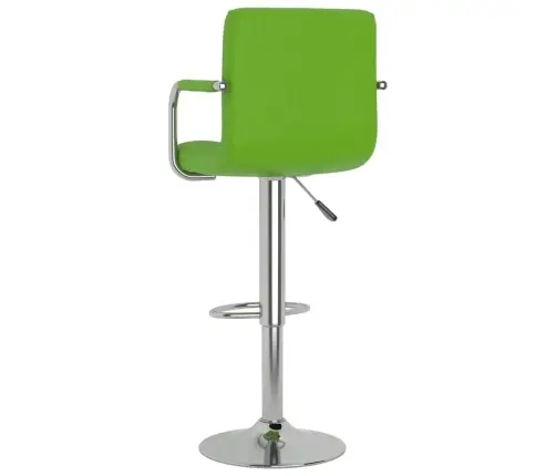 Bāra Krēsli, 2 Gab., Zaļa Mākslīgā Āda Vidaxl