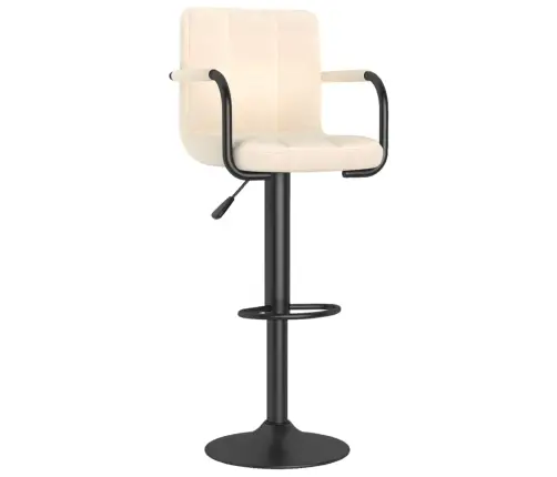 Baro Taburetė, Kreminės Spalvos, Audinys