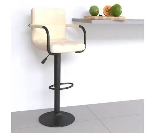 Baro Taburetė, Kreminės Spalvos, Audinys