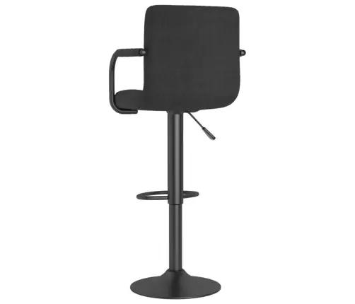 Bāra Krēsls, Melns Audums Vidaxl