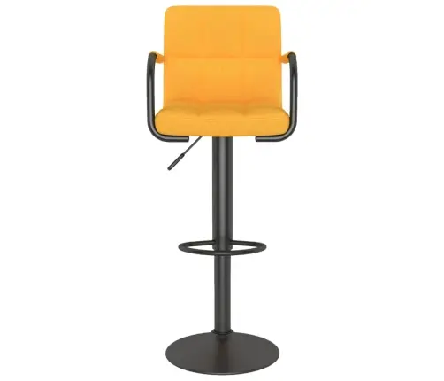 Bāra Krēsls, Sinepju Dzeltens Audums Vidaxl