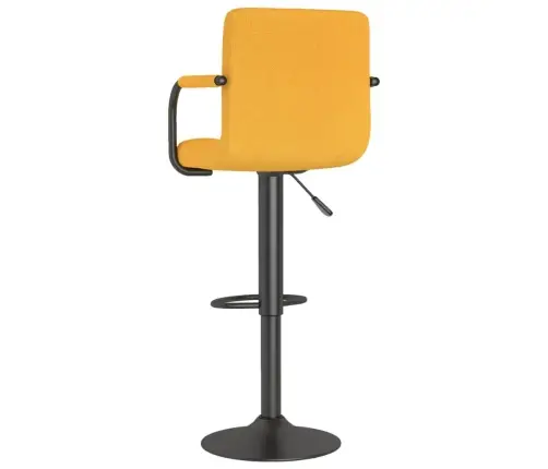 Bāra Krēsls, Sinepju Dzeltens Audums Vidaxl