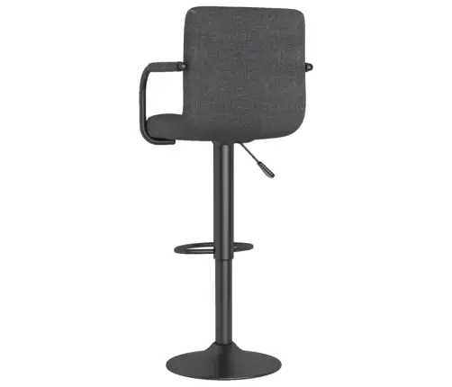 Baro Taburetės, 2Vnt., Tamsiai Pilkos Spalvos, Audinys