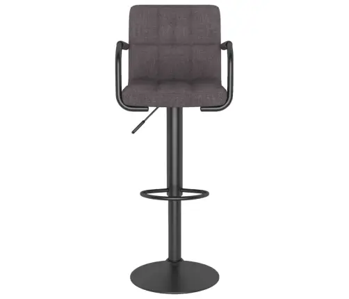 Bāra Krēsli, 2 Gab., Pelēkbrūns Audums Vidaxl