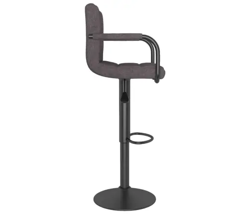 Bāra Krēsli, 2 Gab., Pelēkbrūns Audums Vidaxl